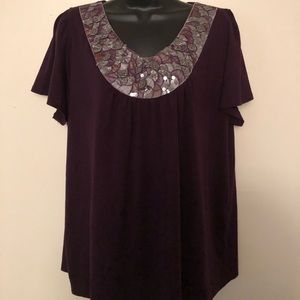 Women’s Dress Barn Dressy Top in 1x